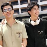 Áo Sơ Mi Nam Tay Ngắn Disney Sunny Goofy Form Boxy