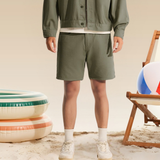 Quần Short Kaki Nam Sage Moss Form Regular