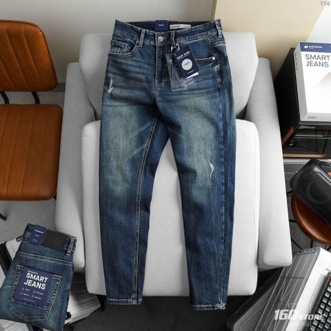 Quần Smart Jeans™ Nam ICONDENIM Printed Org-Blue Smart Fit