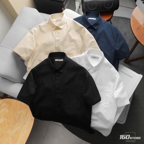 Áo Sơ Mi Nam Tay Ngắn ICONDENIM Sleek Split Form Boxy
