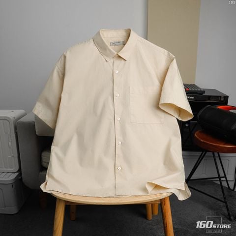 Áo Sơ Mi Nam Tay Ngắn ICONDENIM Sleek Split Form Boxy