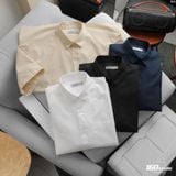 Áo Sơ Mi Nam Tay Ngắn Sleek Split Form Super Boxy