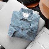 Áo Khoác Denim Nam Stripe Trucker Form Regular