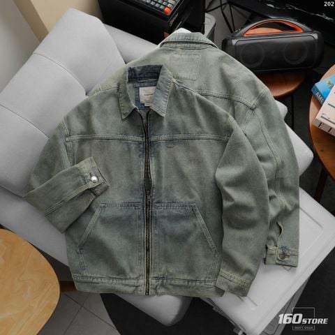 Áo Khoác Nam Denim ICONDENIM Vintage Wash Form Loose