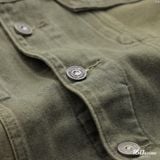 Áo Khoác Jean Nam ICONDENIM Moss Sage Tint Wash Form Loose