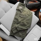 Áo Khoác Jean Nam ICONDENIM Moss Sage Tint Wash Form Loose