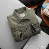 Áo Khoác Jean Nam ICONDENIM Moss Sage Tint Wash Form Loose