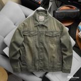 Áo Khoác Jean Nam ICONDENIM Moss Sage Tint Wash Form Loose