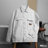 Áo Khoác Denim Nam Sọc Thêu Sundaze Rush Form Relax