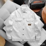 Áo Khoác Denim Nam Sọc Thêu Sundaze Rush Form Relax