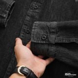 Áo Khoác Sơ Mi Nam Dark Grey Form Regular