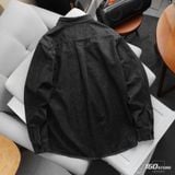 Áo Khoác Sơ Mi Nam Dark Grey Form Regular