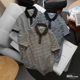 Áo Polo Nam ICONDENIM Braided Stripes