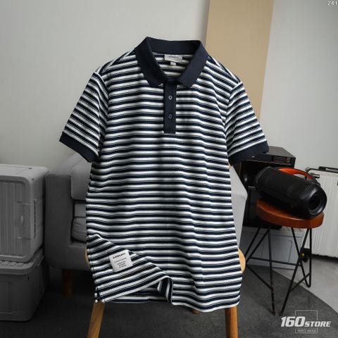 Áo Polo Nam ICONDENIM Braided Stripes