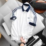 Áo Polo Nam ICONDENIM Classic Stripe Raglan