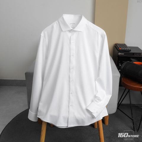 Áo Sơ Mi Nam Tay Dài ICONDENIM Aether Weave Form Slim