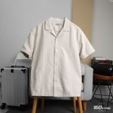 Áo Sơ Mi Nam Cuban ICONDENIM Stripe Code