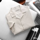 Áo Sơ Mi Nam Cuban ICONDENIM Stripe Code
