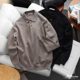 Áo Polo Len Nam Tay Dài ICONDENIM City Fade