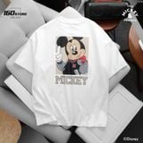 Áo Thun Nam Tay Ngắn Disney Mickey Form Boxy