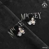 Áo Thun Nam Disney Grey Mouse Form Boxy