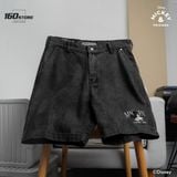 Quần Short Nam Denim Ống Suông Disney Industrial Form Loose