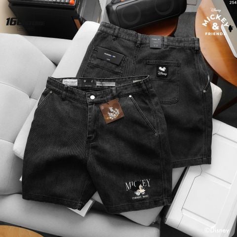 Quần Short Nam Ống Suông Disney Industrial Form Loose