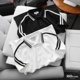 Áo Polo Nam Trim Edge Tay Raglan Form Regular