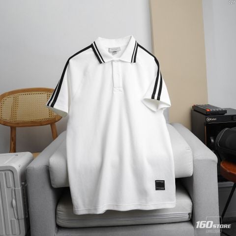 Áo Polo Nam Trim Edge Tay Raglan Form Regular