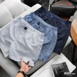Combo 3 Quần Ngủ Nam Cotton Pattern Mix Form Relaxed Boxer Short