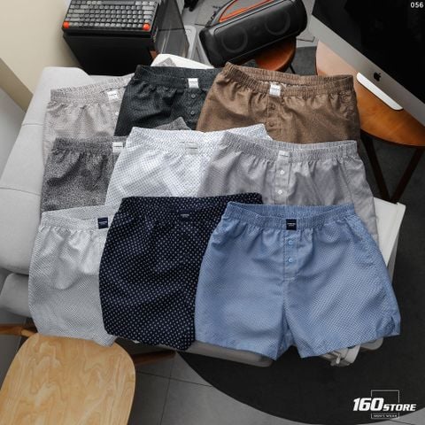 Combo 3 Quần Ngủ Nam Cotton Pattern Mix Form Relaxed Boxer Short