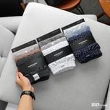 Combo 3 Quần Ngủ Nam Cotton Pattern Mix Form Relaxed Boxer Short
