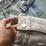 Quần Short Denim Nam ICONDENIM - Basic 5-Pocket Ripped Wash