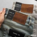 Quần Short Denim Nam ICONDENIM - Basic 5-Pocket Ripped Wash