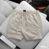 Quần Short Nam Pique Lưng Thun Trim Edge Form Regular