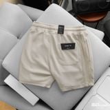 Quần Short Nam Pique Lưng Thun Trim Edge Form Regular