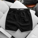 Quần Short Nam Pique Lưng Thun Trim Edge Form Regular