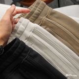 Quần Short Nam Pique Lưng Thun Trim Edge Form Regular