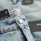 Quần Short Jean Nam ICONDENIM Trim Edge Form Baggy