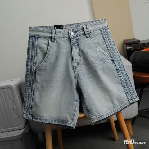 Quần Short Jean Nam ICONDENIM Trim Edge Form Baggy