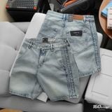 Quần Short Jean Nam ICONDENIM Trim Edge Form Baggy