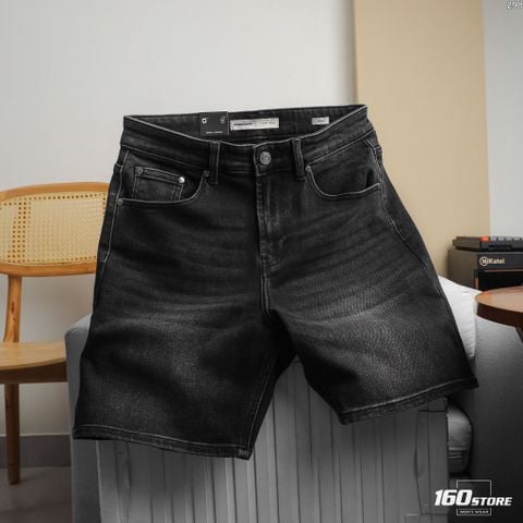 Quần Short Jean Nam ICONDENIM Dark Grey