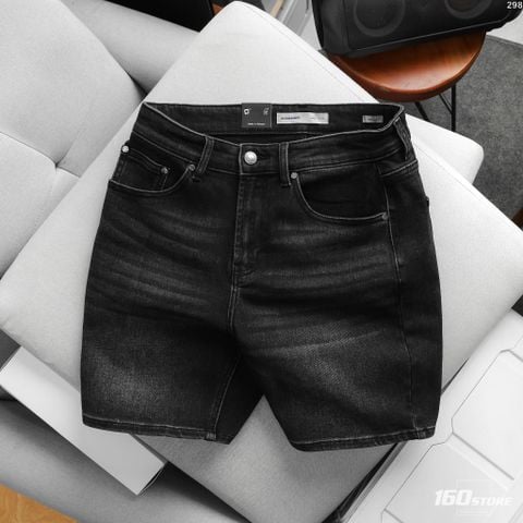 Quần Short Jean Nam ICONDENIM Dark Grey