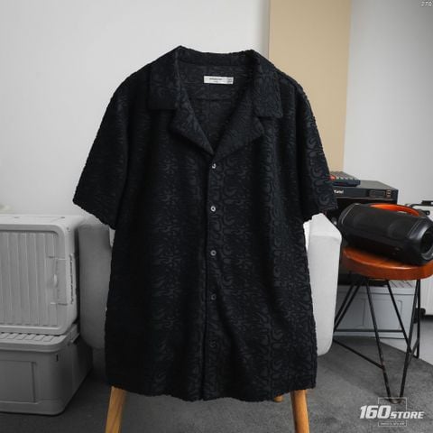 Áo Sơ Mi Nam Cuban ICONDENIM 3D Mind's Maze Jacquard Weaving