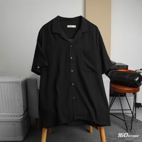 Áo Sơ Mi Nam Tay Ngắn ICONDENIM Crinkle Crest Shirt