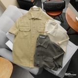Áo Sơ Mi Nam Tay Ngắn Double Pocket Form Relax