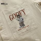 Áo Sơ Mi Nam Tay Ngắn Disney Sunny Goofy Form Boxy