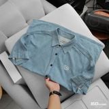 Áo Sơ Mi Nam Denim Tay Ngắn ICONDENIM Shoulder The Strength Form Relaxed