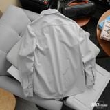 Áo Sơ Mi Nam Oxford Tay Dài ID Embroidery Shirt Form Regular