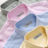 Áo Sơ Mi Nam Tay Dài ICONDENIM ID Embroidery Stripped Shirt